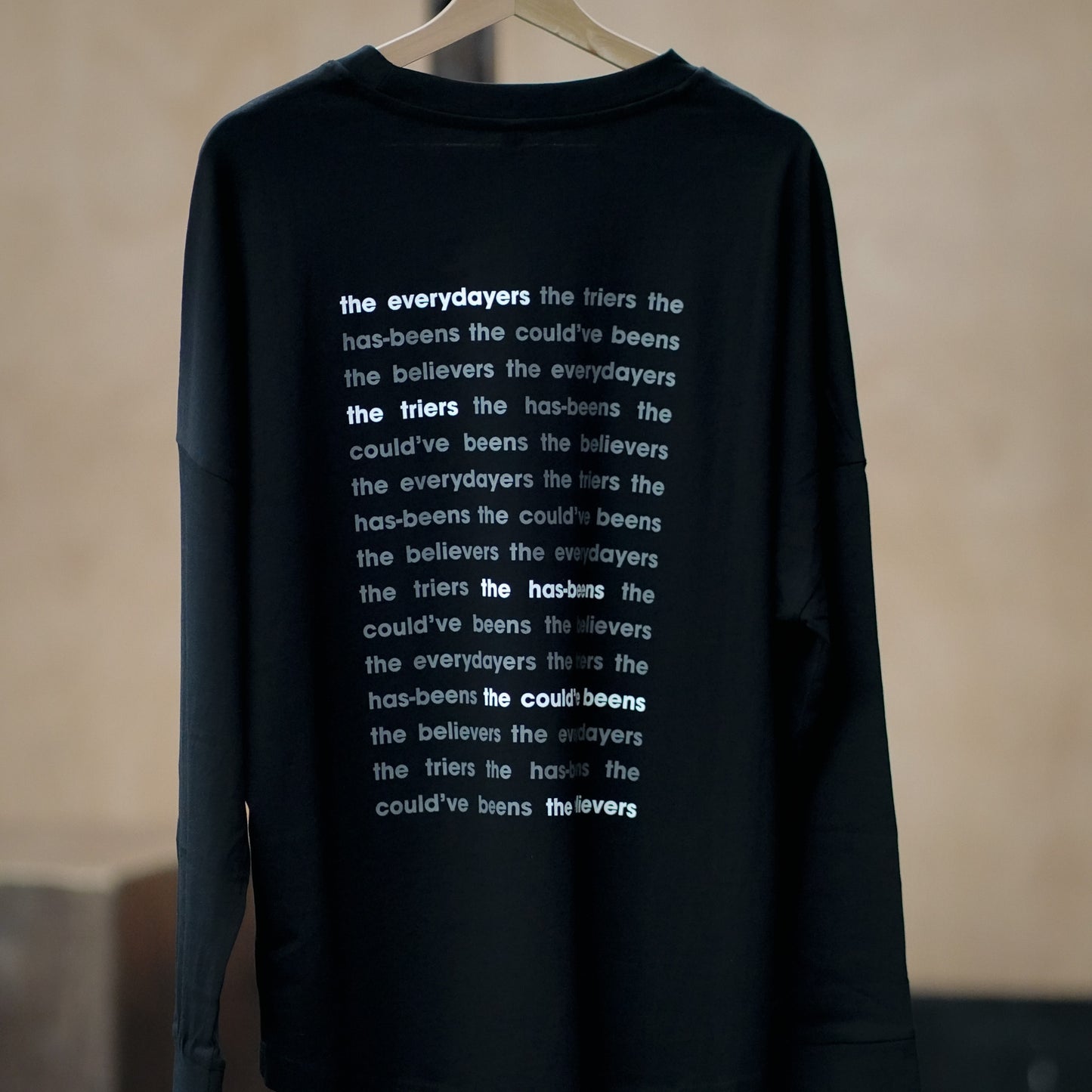 triers - oversized long-sleeved tee