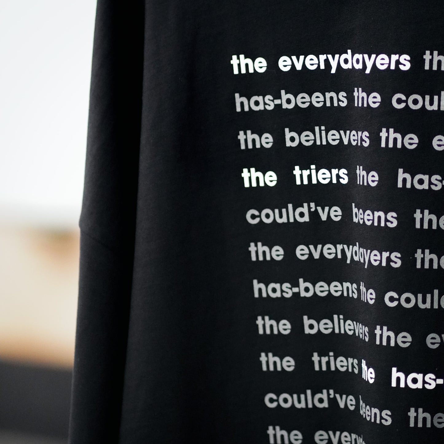 triers - oversized long-sleeved tee