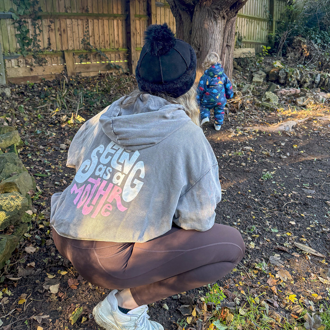 strong as a mother - oversized hoodie