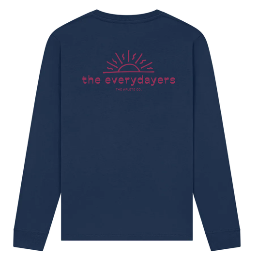 the everydayers sun long-sleeved tee - navy