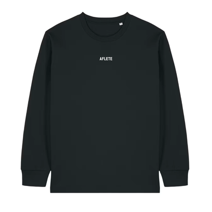 not quite athlete status - oversized heavy longsleeve tee