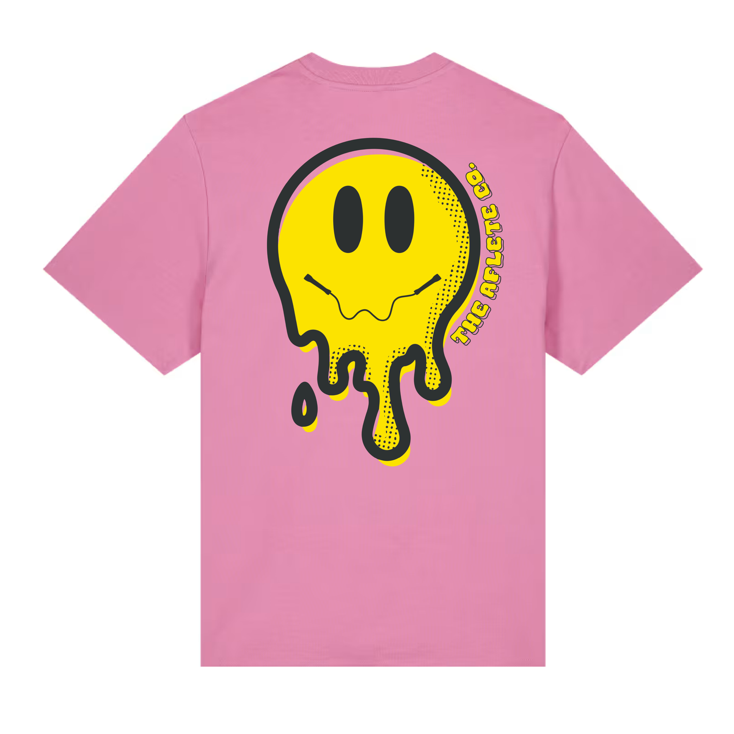 don't be trippin' relaxed fit tee - pink/black