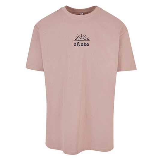 the everydayers sun oversized tee - dusk pink