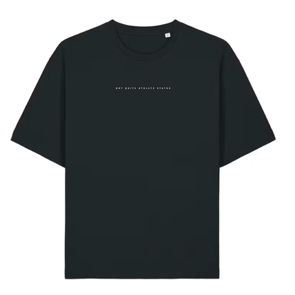RX (ish) lightweight oversized tee – Black
