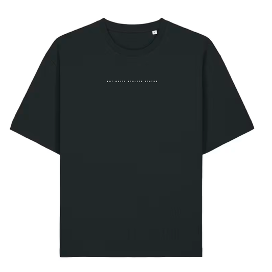 RX (ish) lightweight oversized tee – Black
