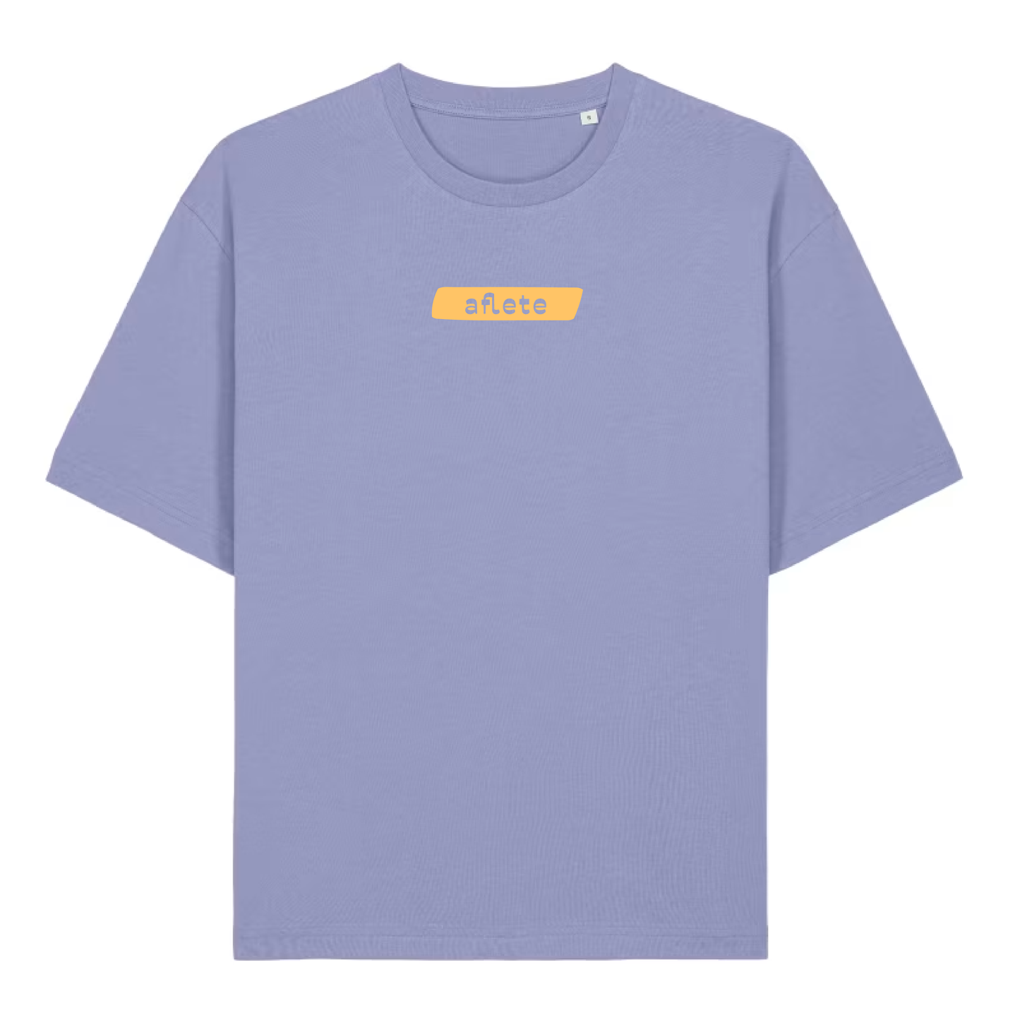 don’t think inside the box lightweight oversized tee - india ink / violet