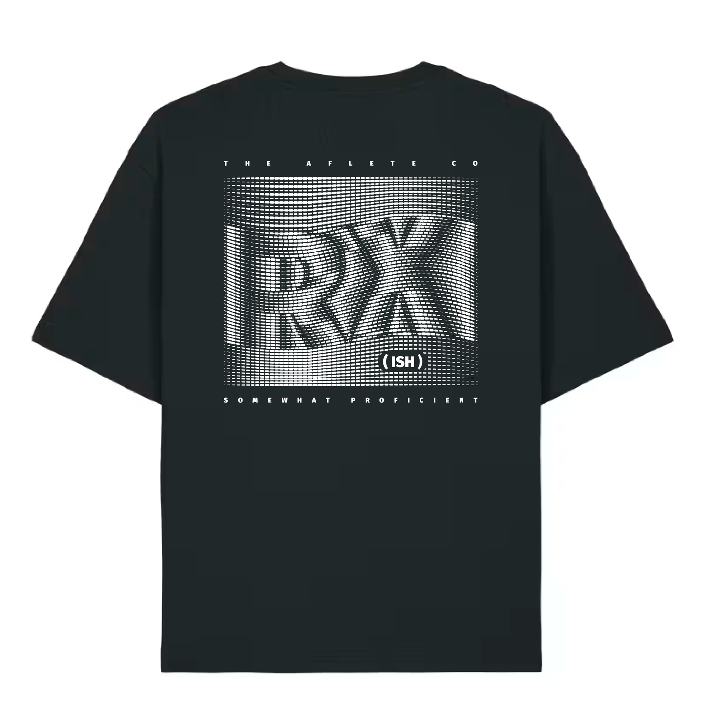 RX (ish) lightweight oversized tee – Black