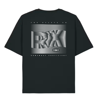 RX (ish) lightweight oversized tee – Black