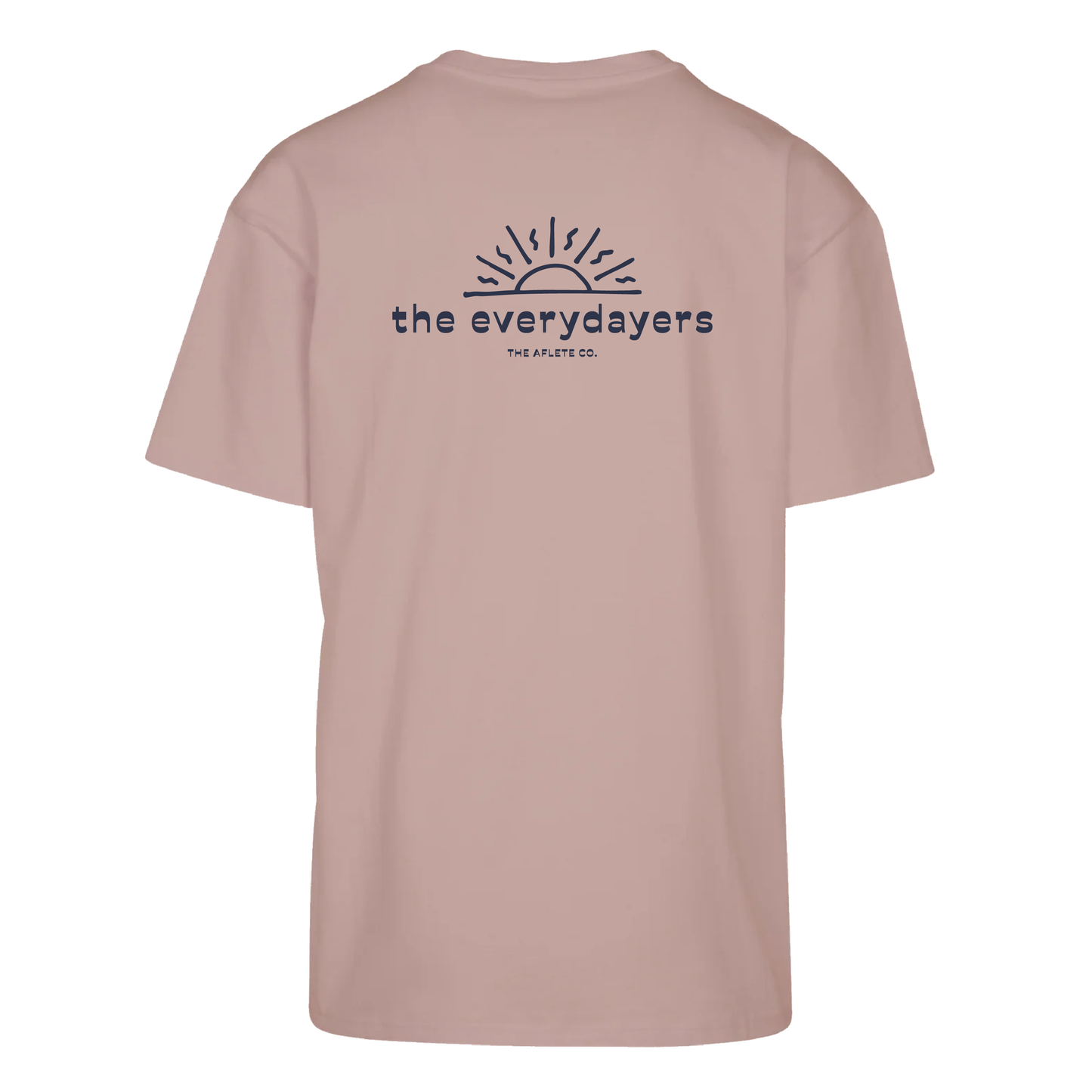 the everydayers sun oversized tee - dusk pink