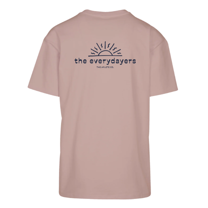 the everydayers sun oversized tee - dusk pink